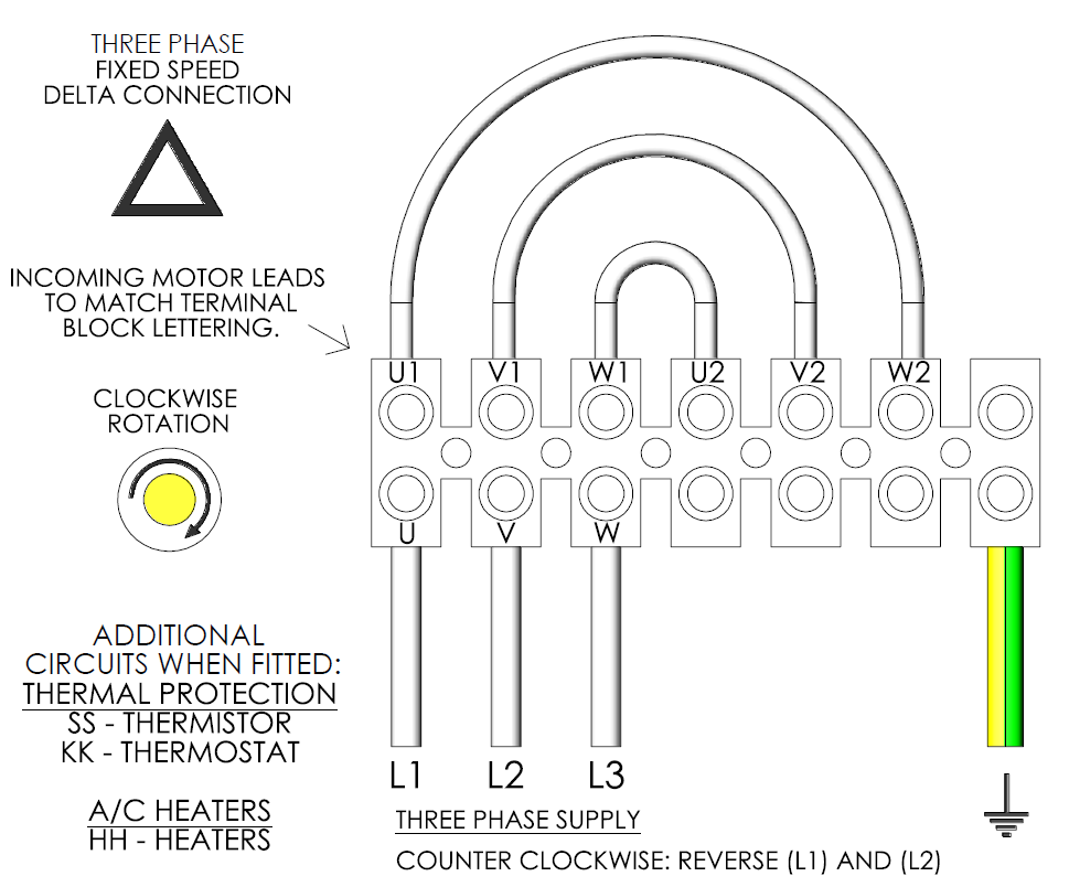 3ph Wiring Delta