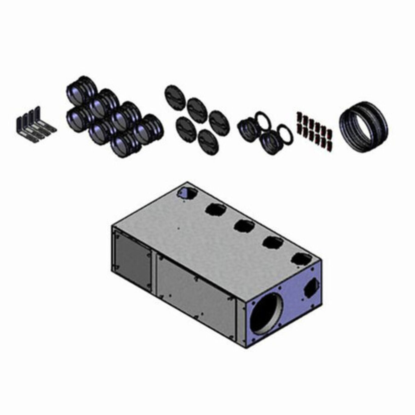 FRS-MVK5+2-75/160H : Helios Fans FRS-MVK 5+2-75/160 H