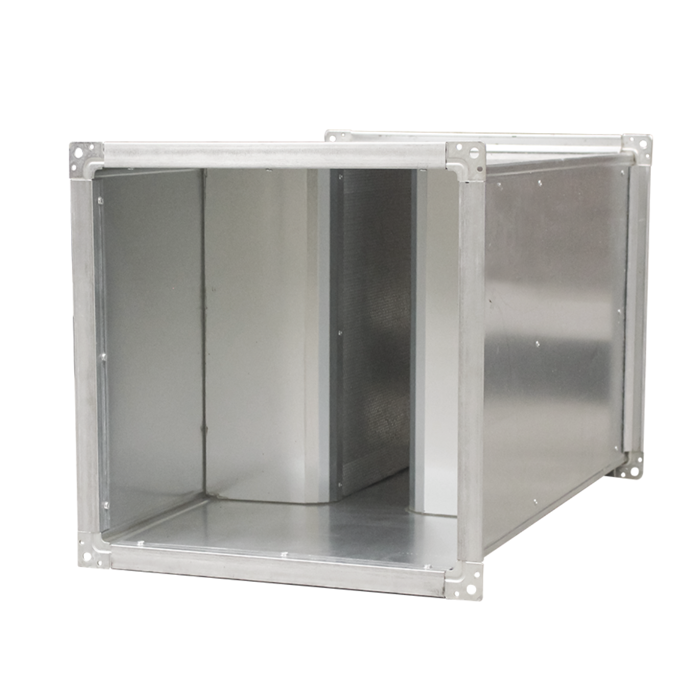 79-SQU50-SIL-80 : Elta 79-SQU50-SIL-80 SPLITTER SILENCER 500MM X 500MM X 800MM LONG