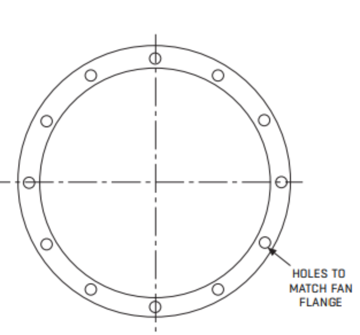 414475 : Air Operated Damper - 630 (Horizontal) 630mm diameter