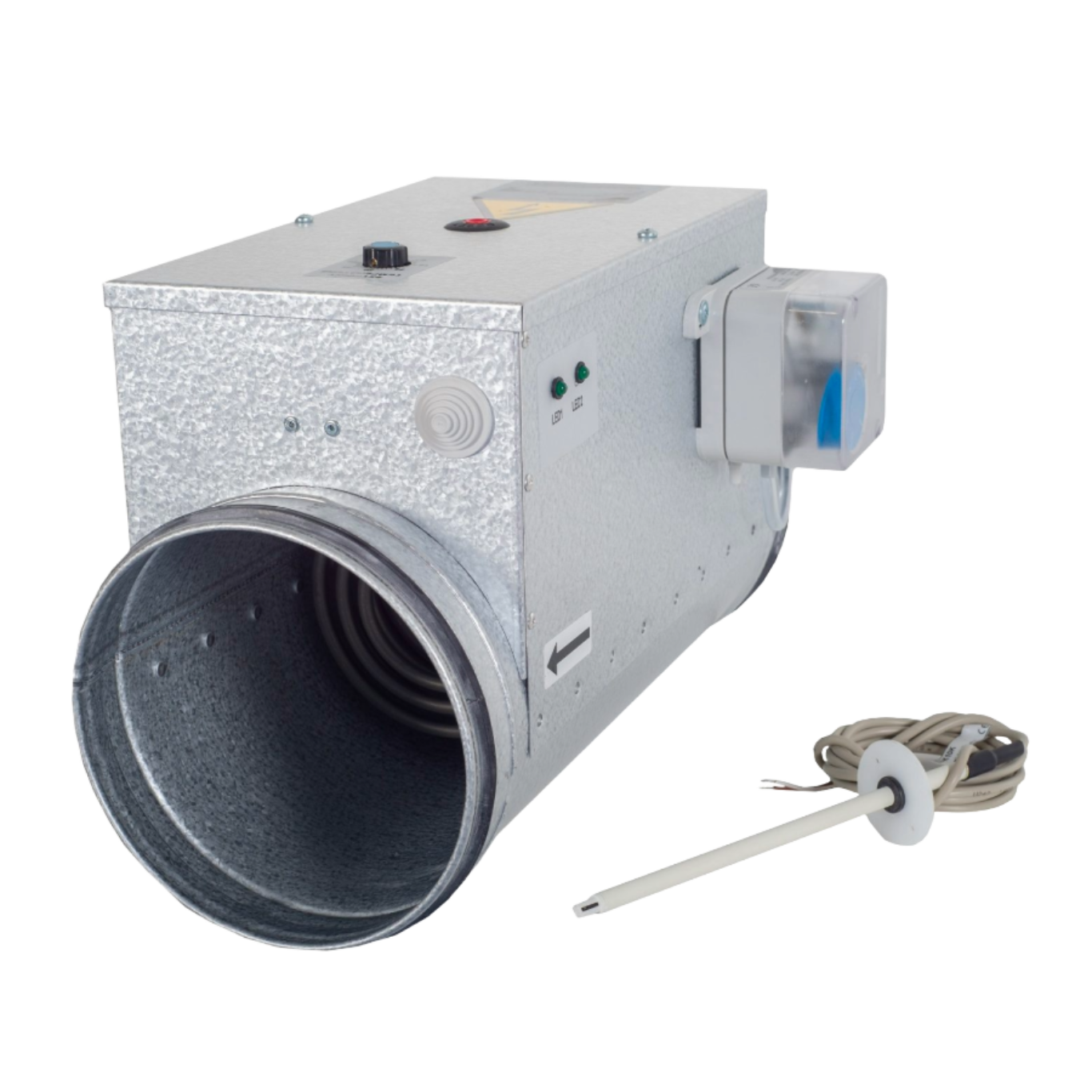 018-CH500-21-3TP : Elta 018-CH500-21-3TP CIRCULAR ELECTRIC HEATER WITH CONTROLS 500MM 21Kw 3PH