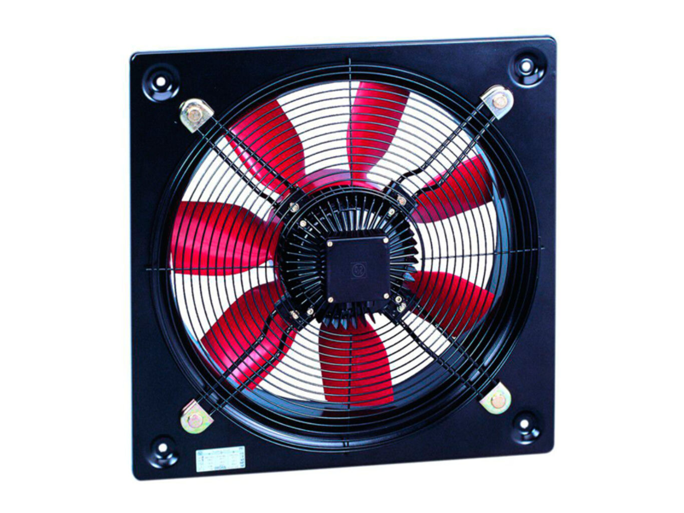 hcbb4450h : HCBB/4-450/H Soler and Palau (S&P) plate axial flow extract fan previously known E450/4/1A