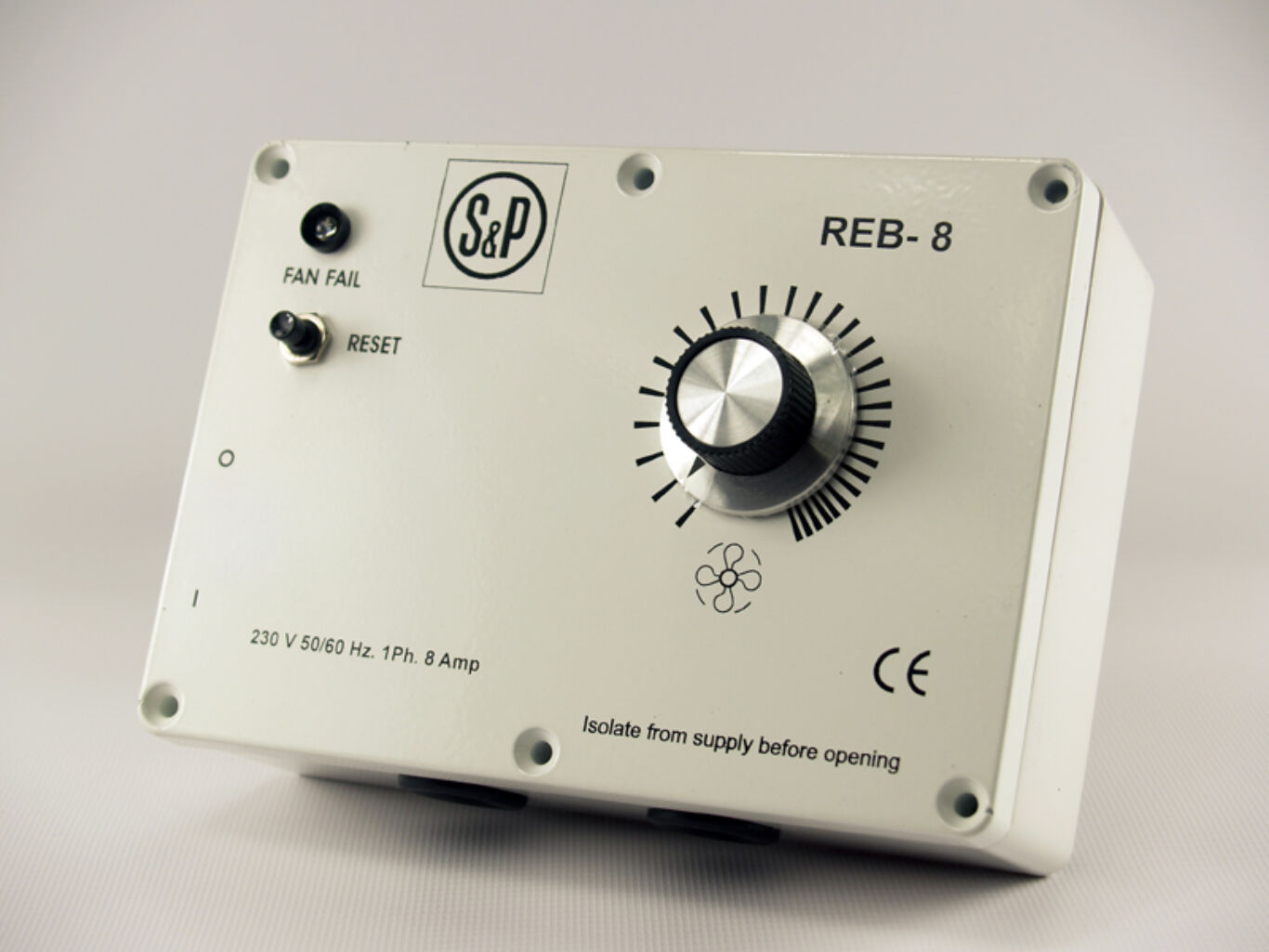 REB8 : REB8 fan speed controller by S&P UK Ventilation also known as Soler and Palau