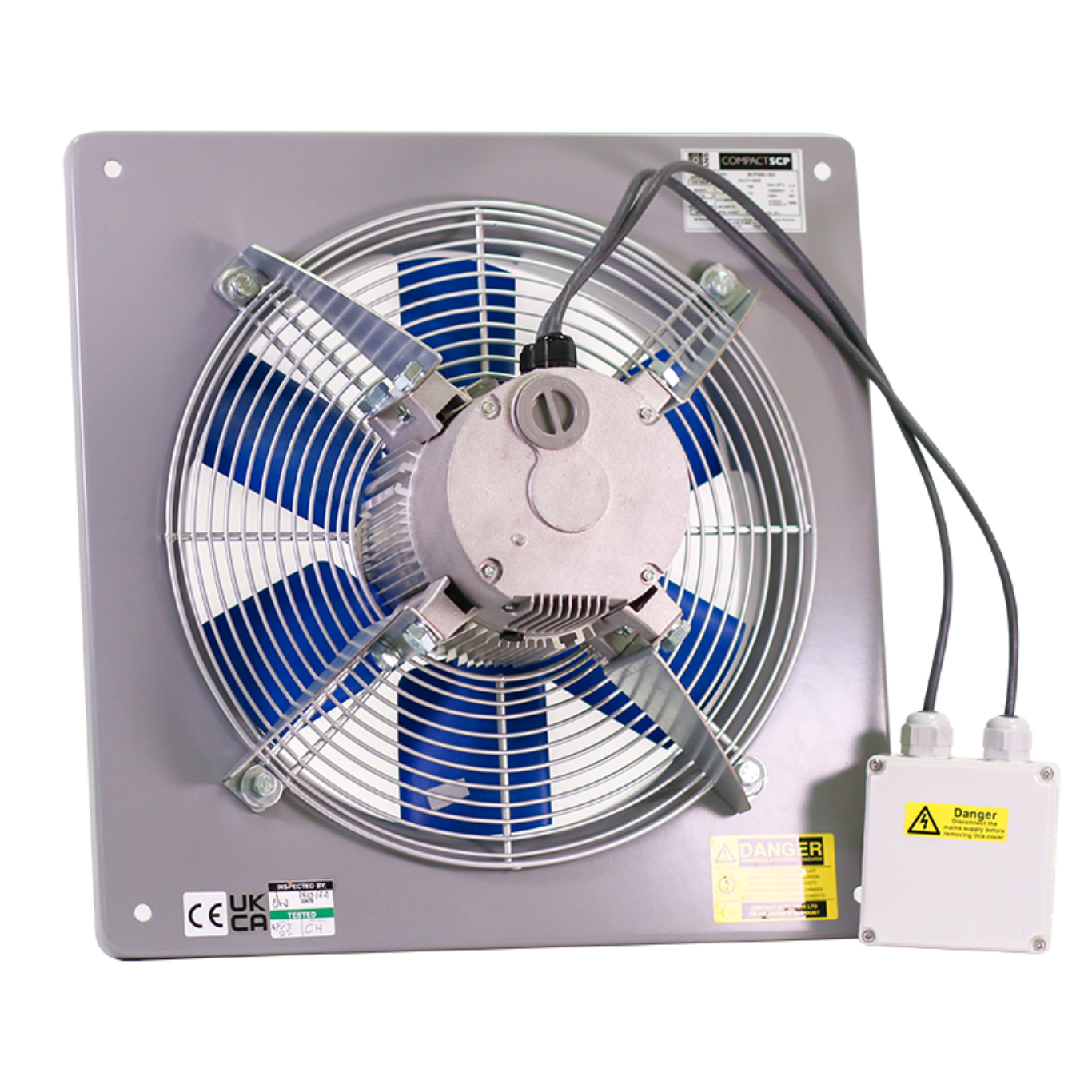 SCP710-1EC : Elta SCP710-1EC COMPACT PLATE MOUNTED AXIAL FLOW FAN 710MM 1PH