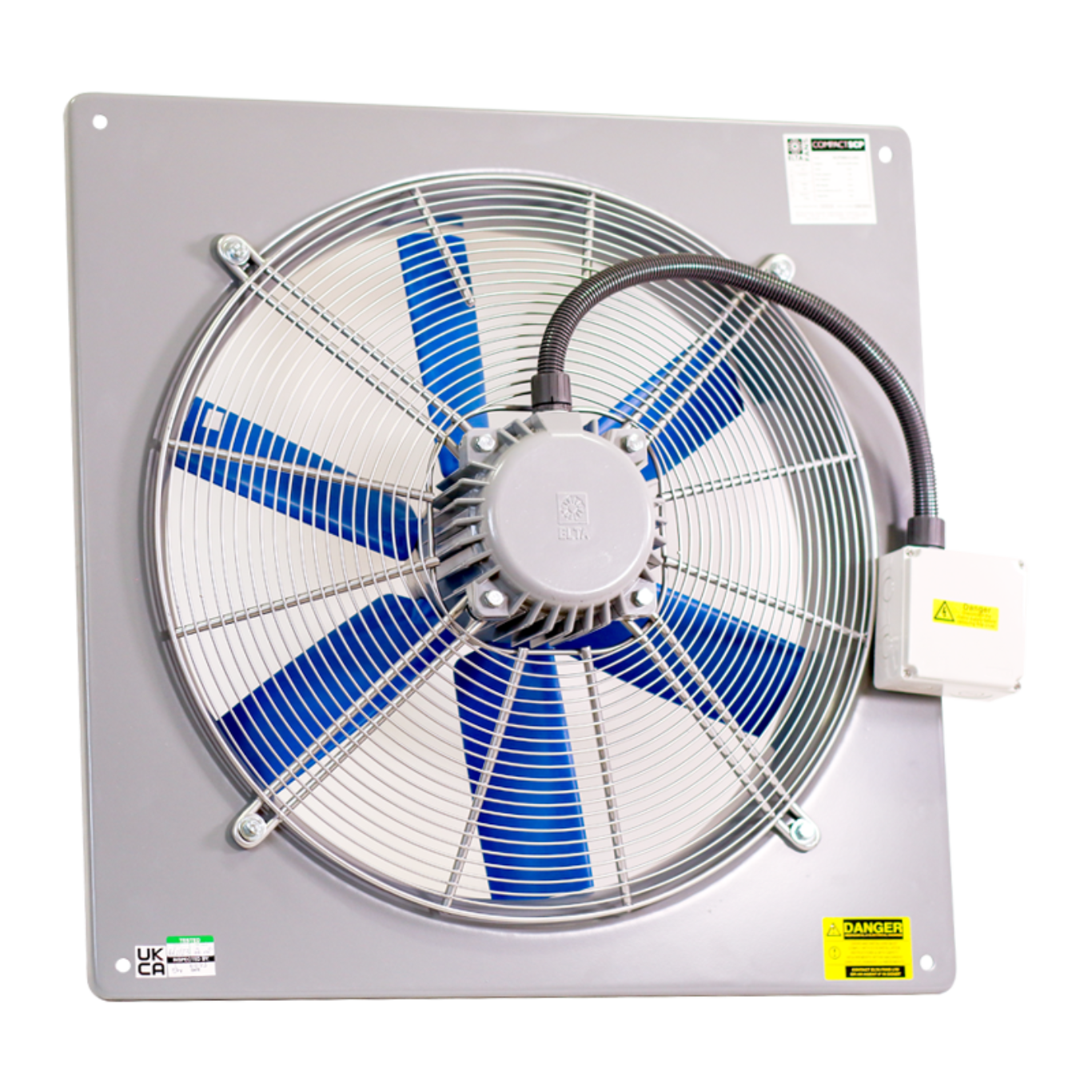 SCP710/6/8-3AC : Elta SCP710/6/8-3AC COMPACT PLATE MOUNTED AXIAL FLOW FAN 710MM 6/8POLE 3PH
