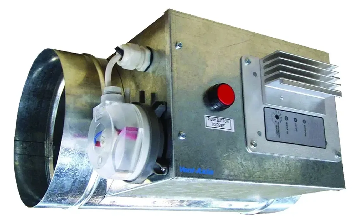 10531315T1 : Vent Axia Airtrack Heater 315mm with Built in Controls 1ph 10531315T1