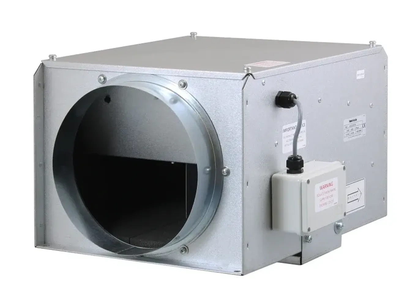 ACQ31512LD : Vent Axia Acoustic In-Line Fans (ACQ) 315mm 1 Ph. 2 Pole ACQ31512LD