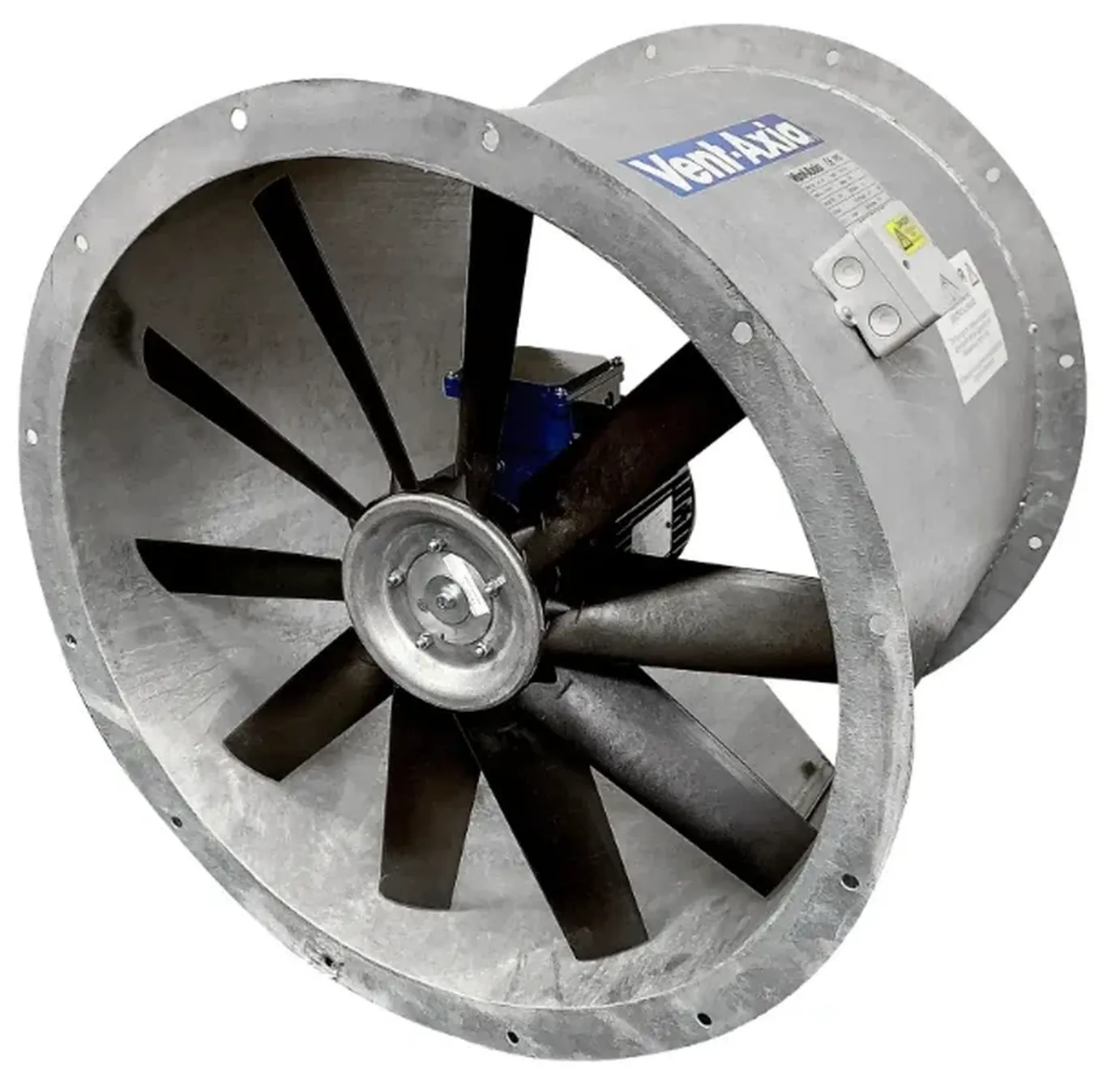 LCA253235 : Vent Axia Long Cased Axial Fans (LCA) 250mm 3 Ph. 2 Pole 35deg LCA253235