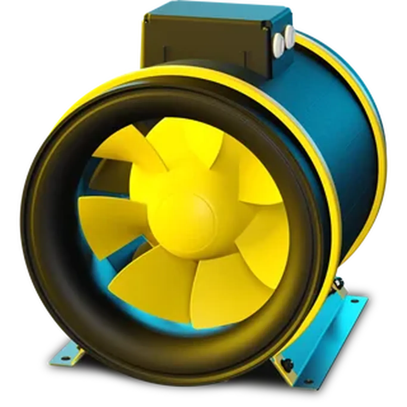 130701 : Ruck 280mm ETAMASTER EC Inline Mixed Flow Fan 1ph with EC Motor EM 280 EC 01