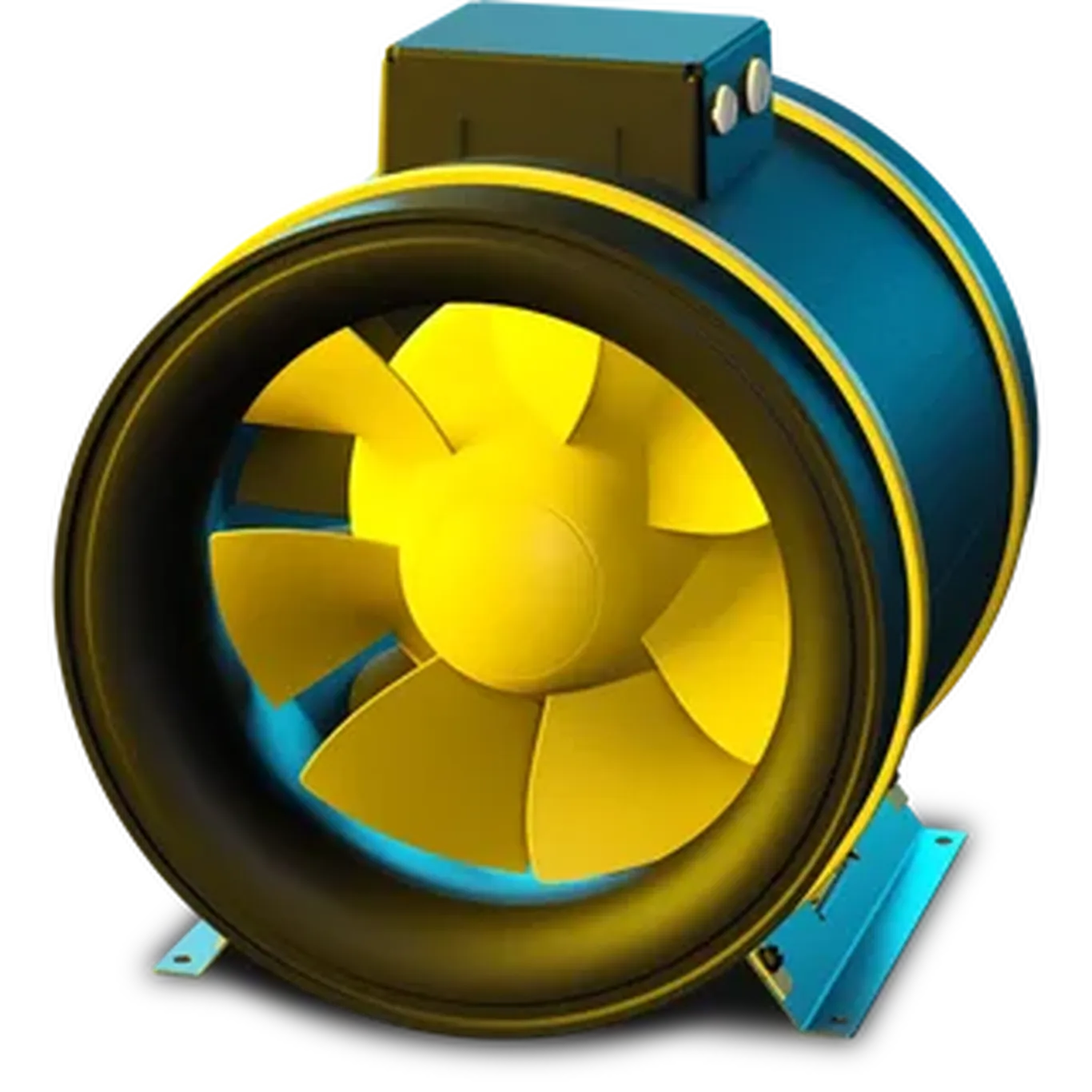 130712 : Ruck 355mm ETAMASTER EC Inline Mixed Flow Fan 1ph with EC Motor EM 355 EC 01