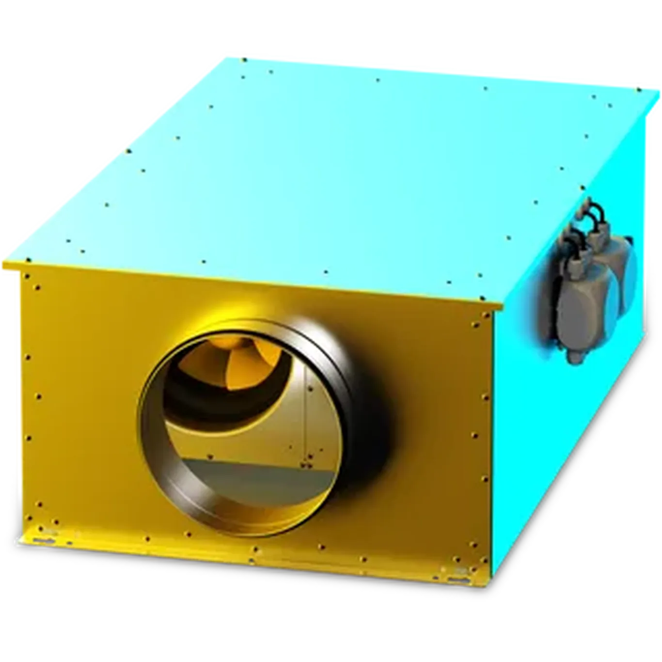 171403 : Ruck 150mm EM DUO EC Twin Box Fan 1ph with EC Motor EM DUO 150 EC K 01