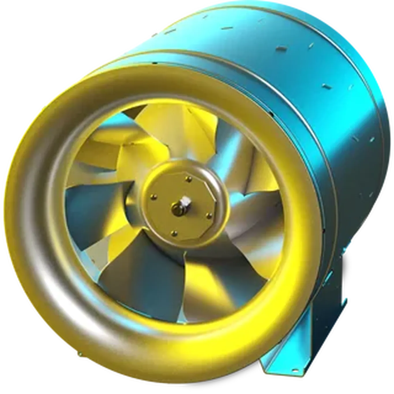 159310 : Ruck 400mm ETALINE Inline Mixed Flow Fan 3ph EL 400 D4 O 01