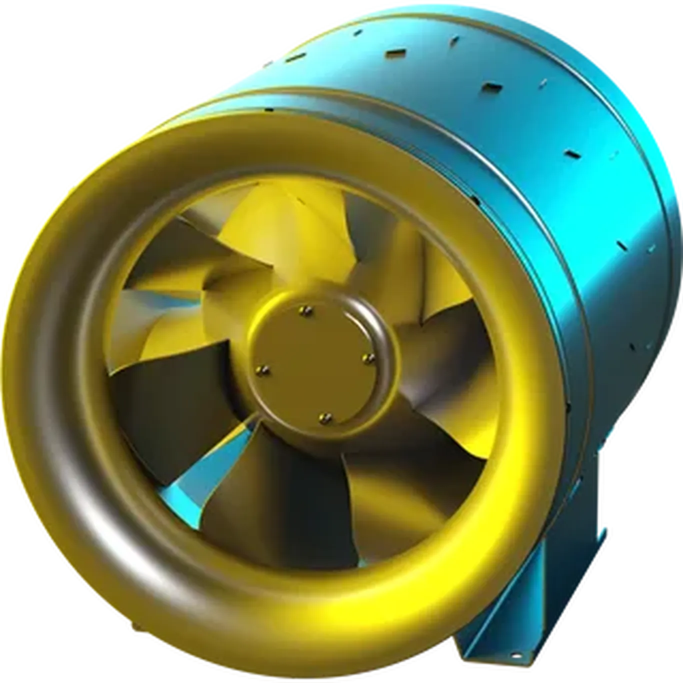 159288 : Ruck 400mm ETALINE EC Inline Mixed Flow Fan 1ph with EC Motor   EL 400 EC K 01