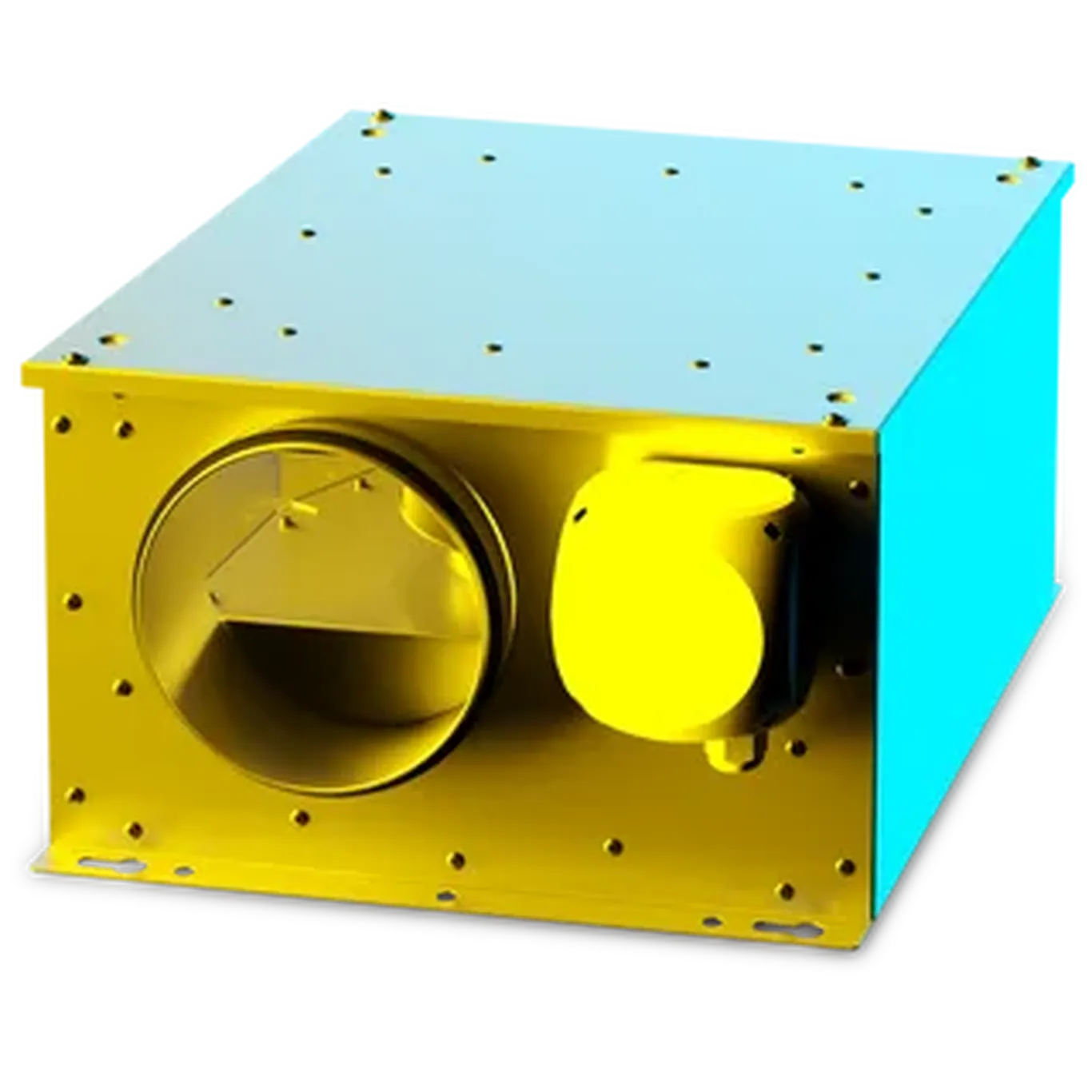 167422 : Ruck 200mm ISOR Fully Insulated Single Box Fan 1ph ISOR 200 E2 K 01