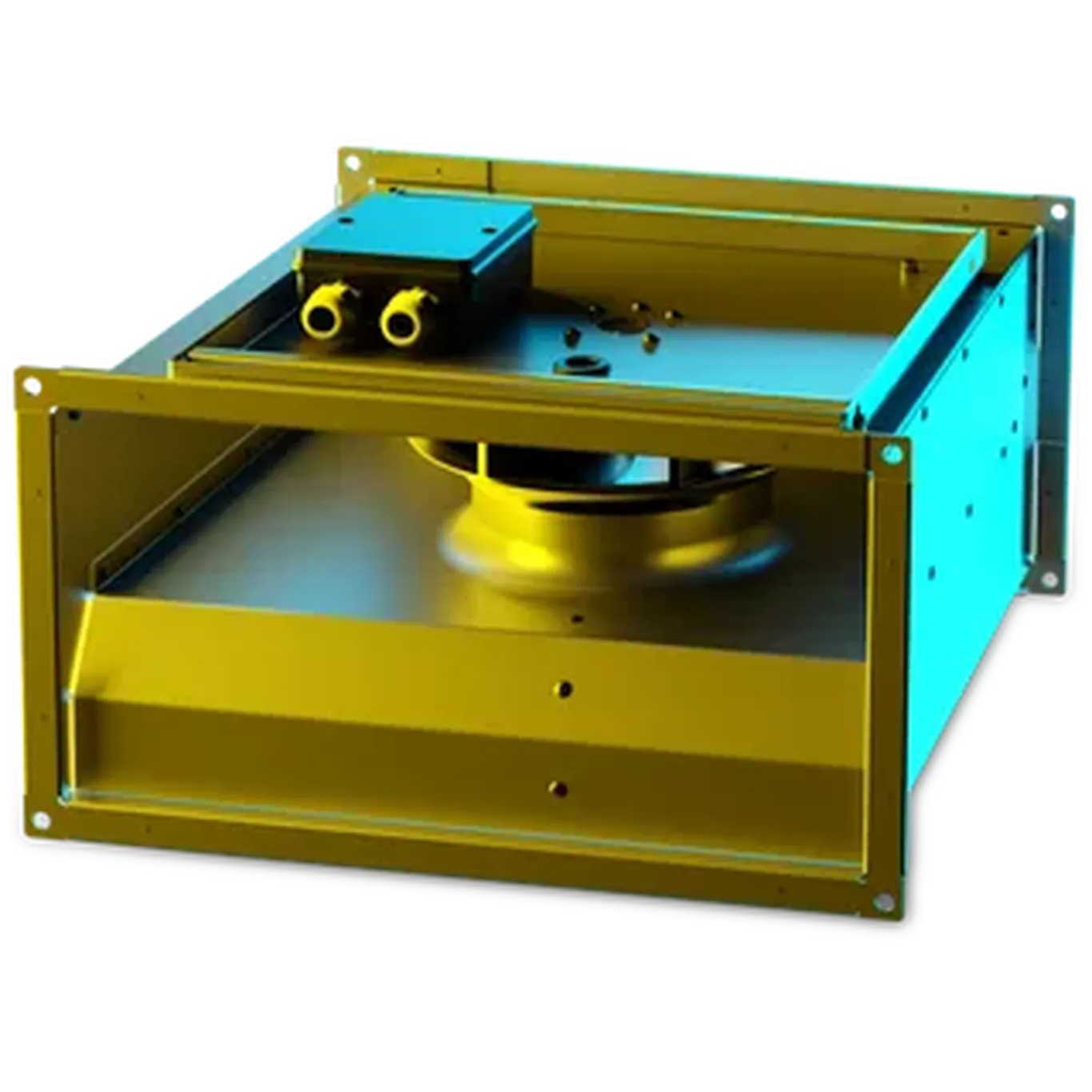 158350 : Ruck KVR EC Backward Curved Centrifugal Box Fan 1ph with EC Motor  KVR 4020 EC 32