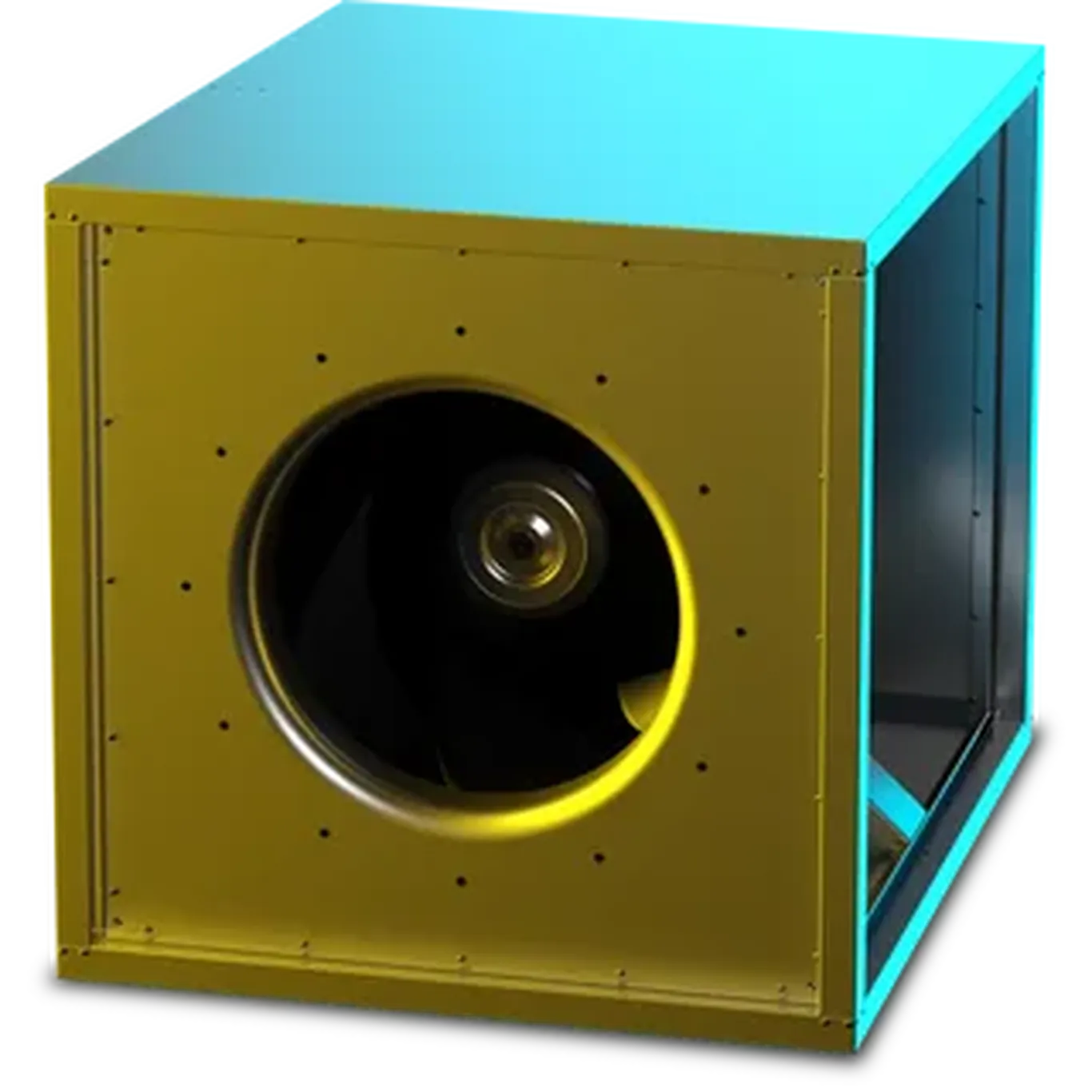 159802 : RUCK MPC EC 355mm Centrifugal Box Fan 1ph with EC Motor MPC 355 EC 40