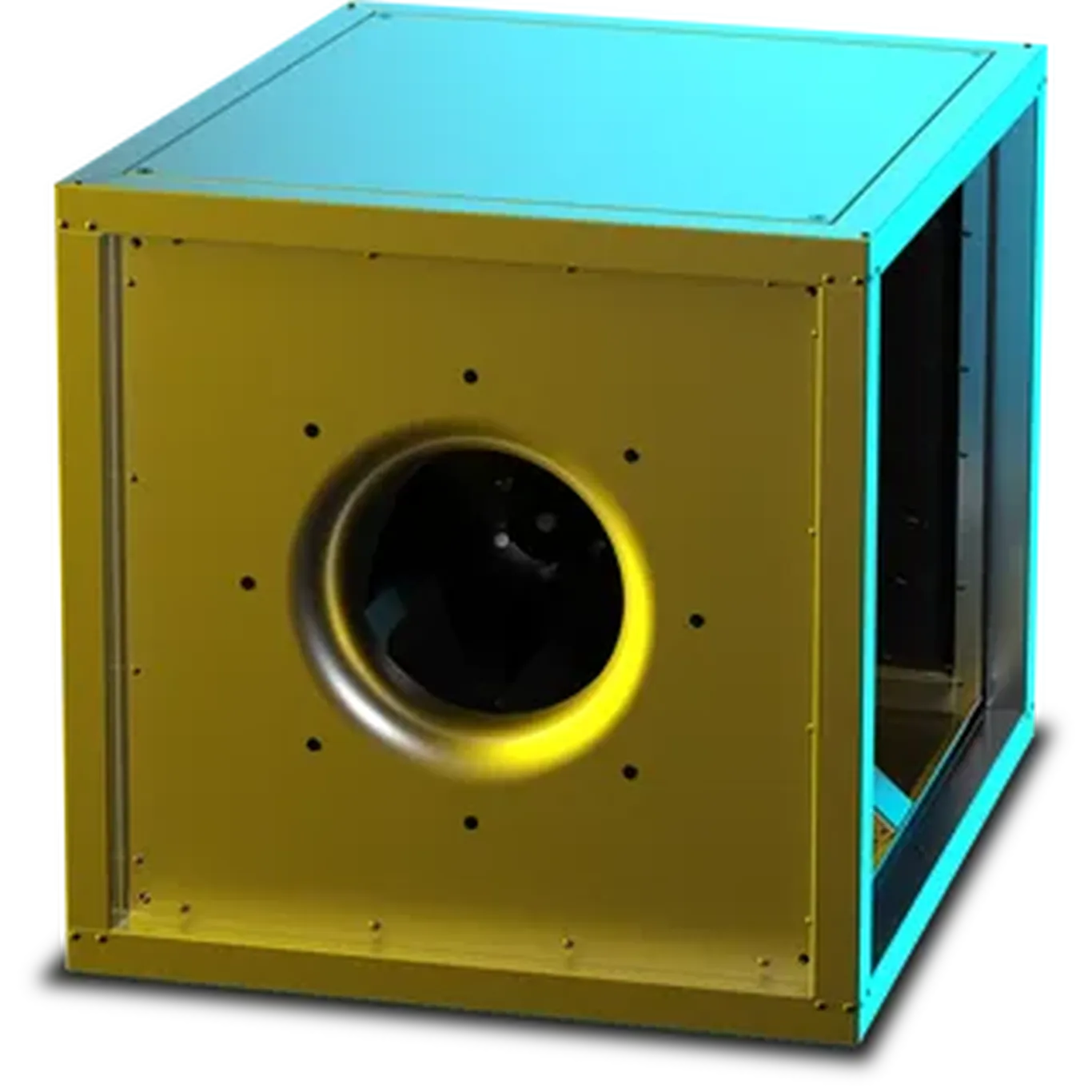 162922 : RUCK MPC T 400mm Centrifual Box Smoke Fan with Motor out of the Airstream 3ph, F400 (400-deg C for 2hours)   MPC 400 D4 F4 T40