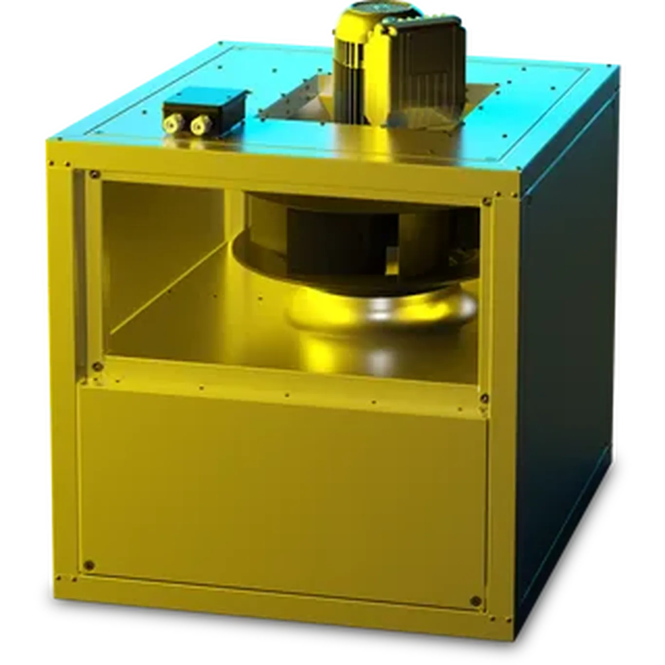 149406 : RUCK MPC T 400mm Centrifual Box Fan with Motor out of the Airstream 1ph with EC Motor, Straight through Airflow MPC 400 EC TI 30