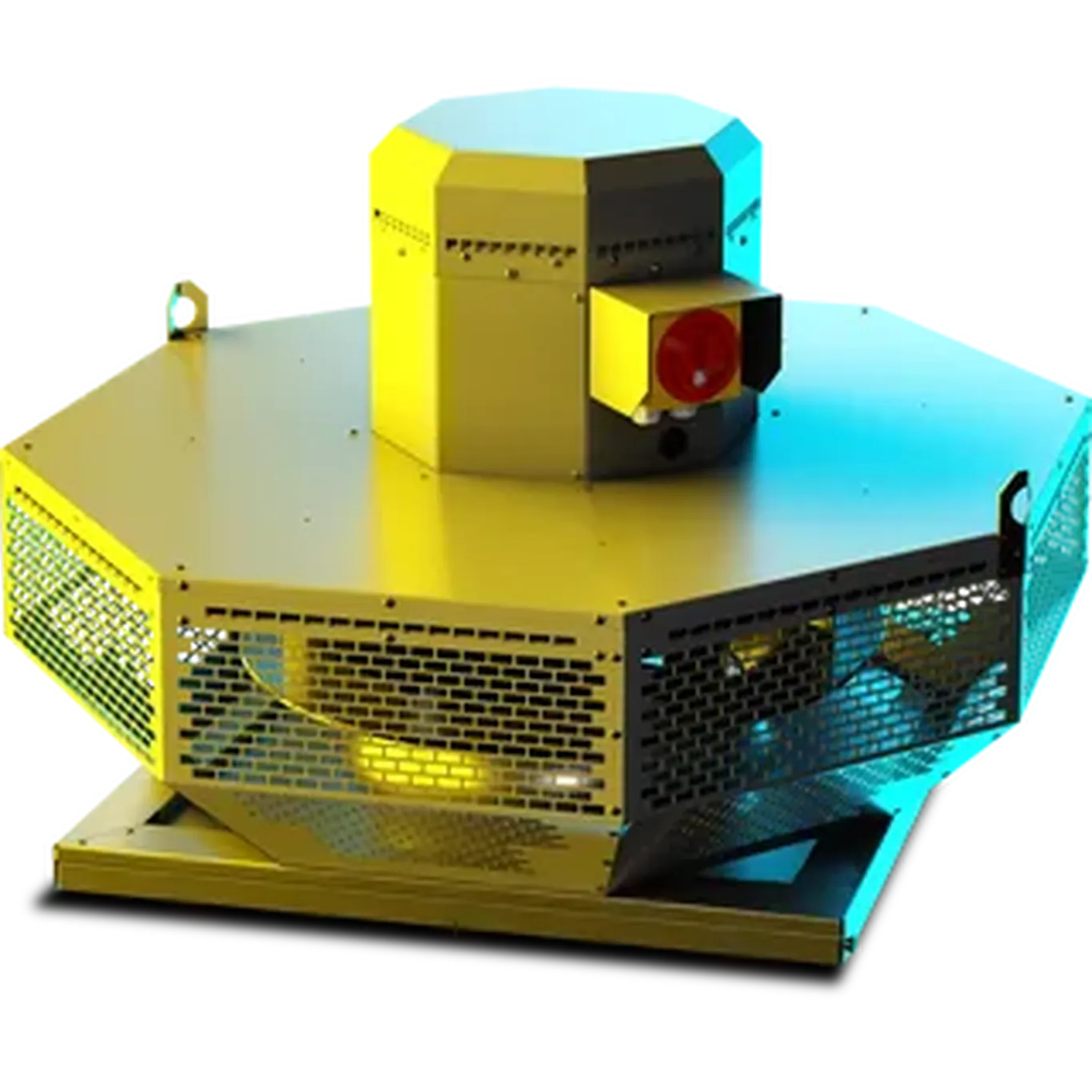 160882 : Ruck DHL 560mm Horizontal Discharge Centrifugal Roof Fan 3ph DHL 560 D4 RK 01