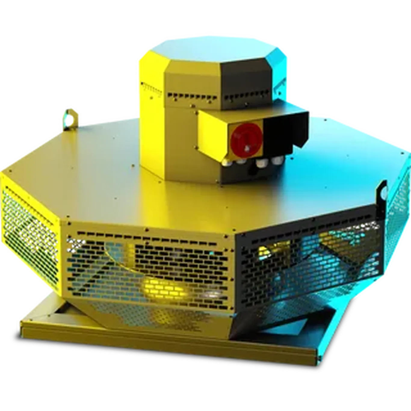 163464 : Ruck DHL 450mm Horizontal Discharge Centrifugal Roof Fan 1ph with EC Motor  DHL 450 EC RK 01