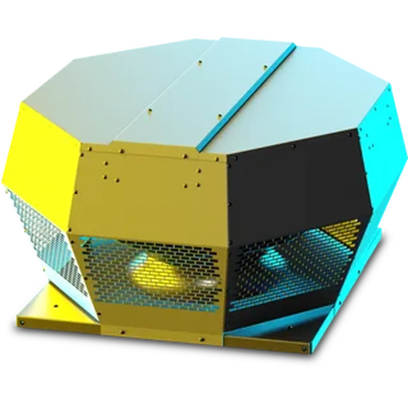 166987 : RUCK DHA 450mm 1ph Horizontal Discharge Centrifugal Fan with EC Motor DHA 450 EC O 01