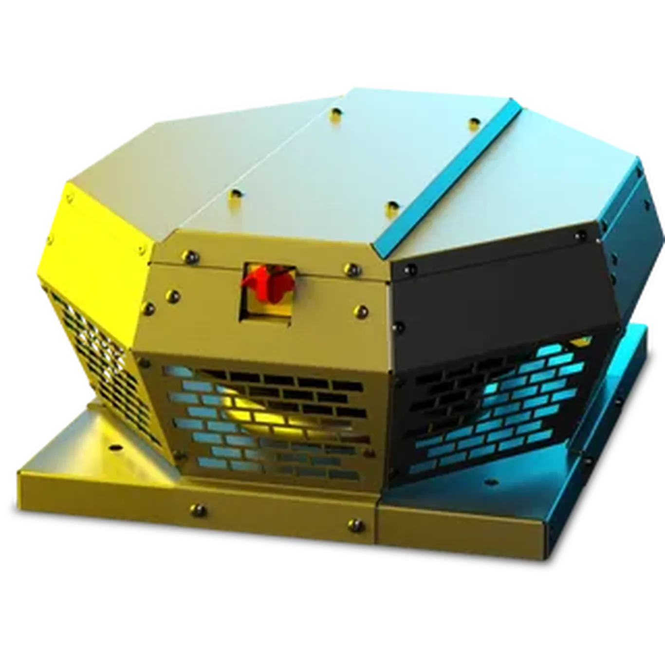 166438 : RUCK DHA 220mm 1ph Horizontal Discharge Centrifugal Fan with EC Motor and Isolating Switch DHA 220 EC O R 01