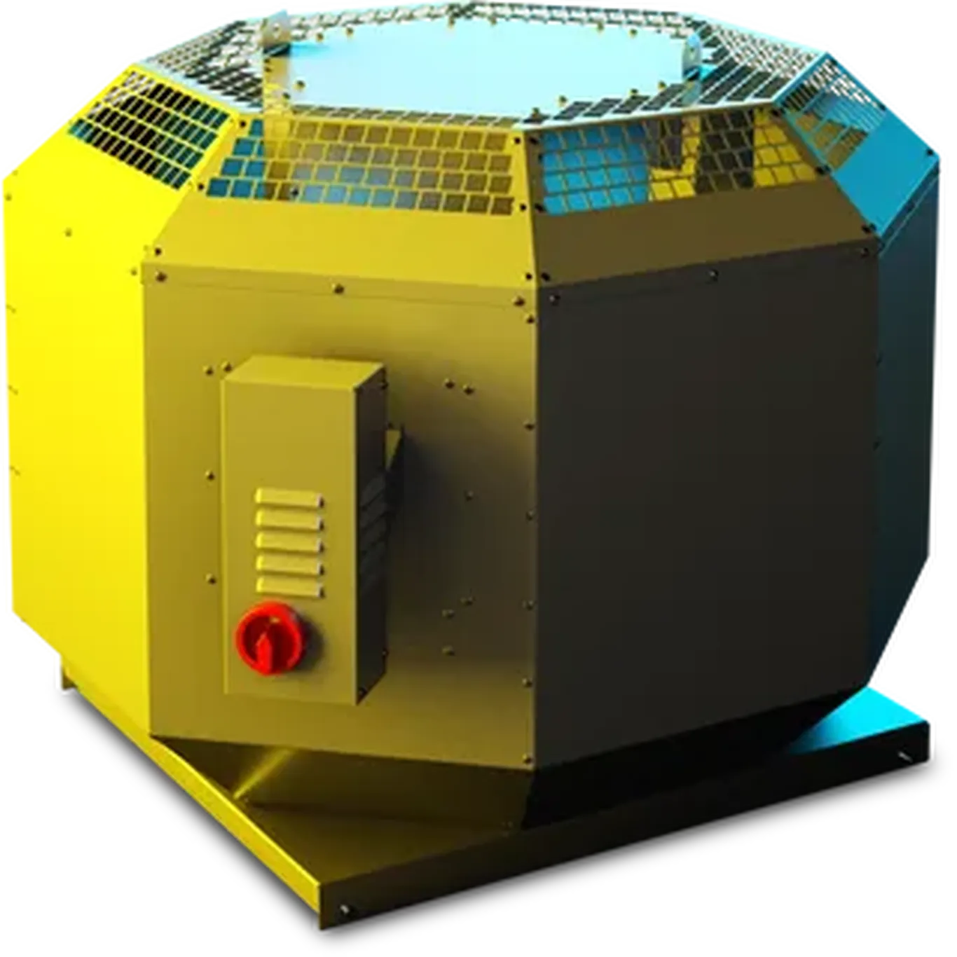 142186 : RUCK DVN 400mm 1ph Vertical Discharge Centrifugal Fan with EC Motor Out of The Airstream  DVN 400 EC 30