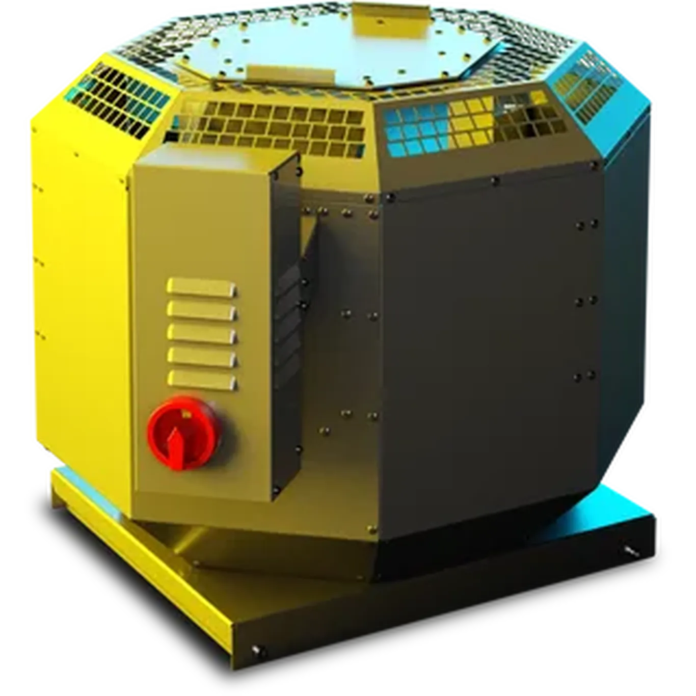 142173 : RUCK DVN 225mm 3ph Vertical Discharge Centrifugal Smoke Fan with Motor Out of The Airstream, F400 (400-deg C for 2hours)  DVN 225 D2 F4 30