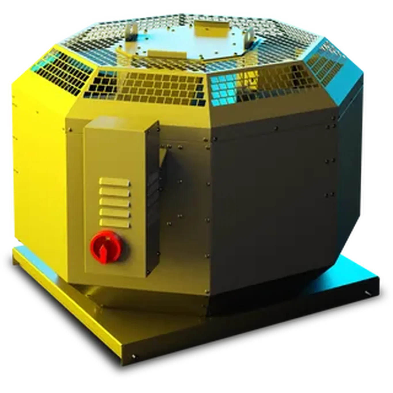 142192 : RUCK DVN 560mm 3ph Vertical Discharge Centrifugal Smoke Fan with Motor Out of The Airstream, F400 (400-deg C for 2hours)  DVN 630 D4 F4 30