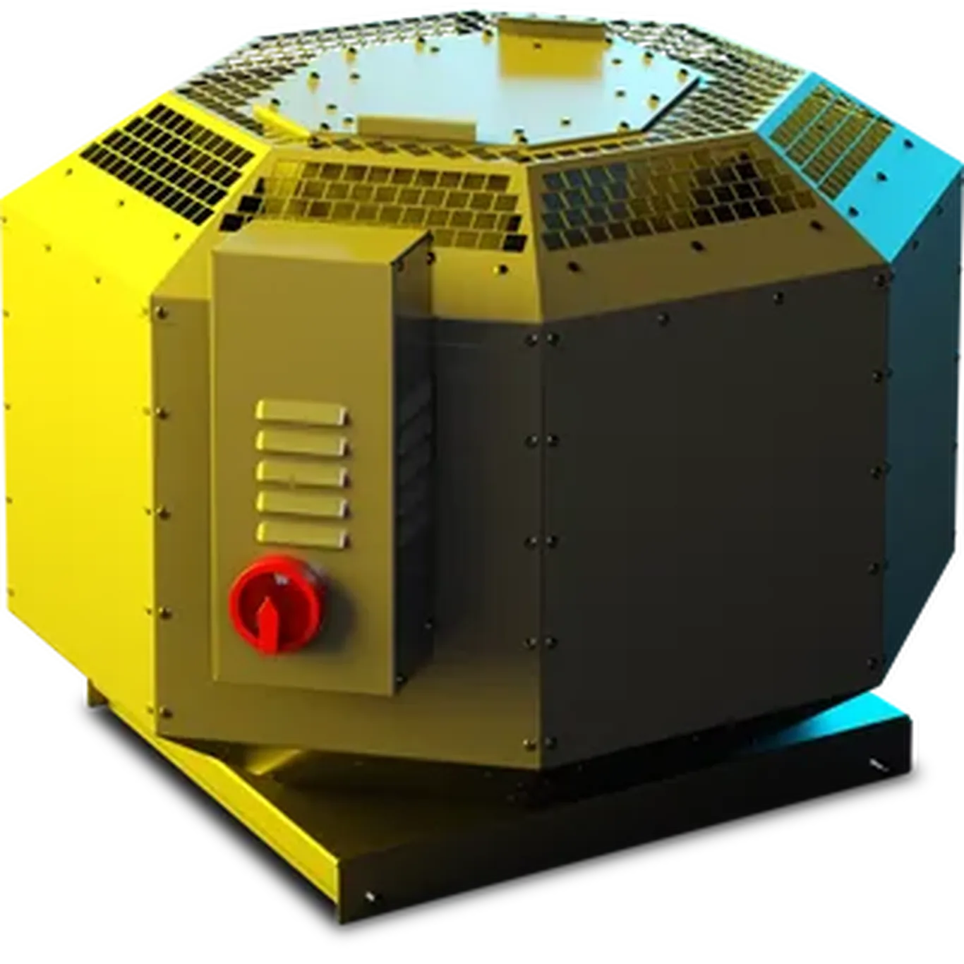 144616 : RUCK DVNI 250mm 3ph Vertical Discharge Centrifugal Smoke Fan with Motor Out of The Airstream with Sound Insolation, F400 (400-deg C for 2hours)  DVNI 250 D2 F4 30