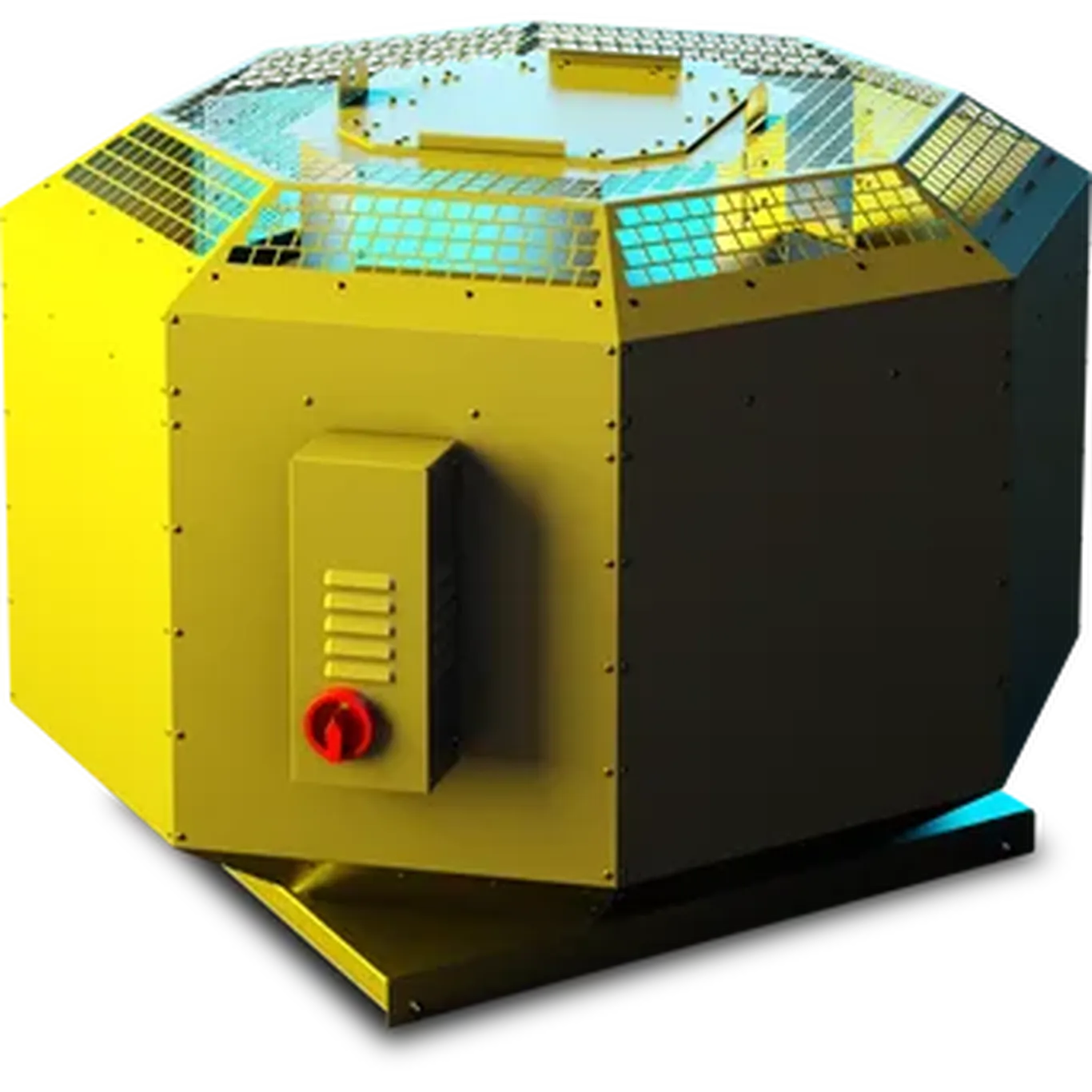 144625 : RUCK DVNI 630mm 3ph Vertical Discharge Centrifugal Smoke Fan with Motor Out of The Airstream with Sound Insolation, F400 (400-deg C for 2hours)  DVNI 630 D4 F4 30