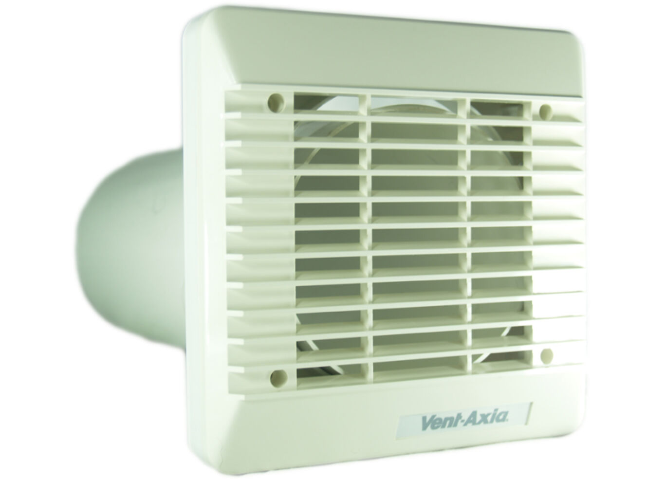 254102 : Vent Axia 100mm Extractor Fan Wall Fitting Kit (White) 254102