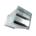 Elta 068-0400-MFB SPLITTER SILENCER 400MM x 400MM x 1200MM LONG