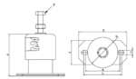 Spring A/V Mount  MMS1-L-40 GREEN