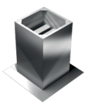SOCKET SOUND ATTENUATOR 355/400 - eDVC / HR Roof Unit
