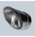Soler and Palau (S&P) APC-100 CIRCULAR INLET/OUTLET WITH GUARD 100mm MITRE MESH END