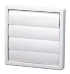Soler and Palau (S&P) PER-160 W PLASTIC LOUVRE BACK DRAUGHT SHUTTER