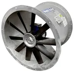 Vent Axia Long Cased Axial Fans (LCA) 250mm 3 Ph. 4 Pole 30deg. LCA253430