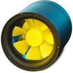 Ruck 160mm ETAMASTER EC Inline Mixed Flow Fan 1ph with EC Motor EM 160 EC 01