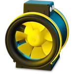 Ruck 250mm ETAMASTER EC Inline Mixed Flow Fan 1ph with EC Motor EM 250 EC 02