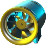 Ruck 500mm ETALINE Inline Mixed Flow Fan 1ph EL 500 E4 01
