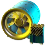 Ruck 500mm ETALINE EC Inline Mixed Flow Fan 3ph with EC Motor   EL 500 EC O 01