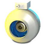 Ruck 100mm RS EC Inline Centrifugal Tube Fan 1ph with EC Motor   RS 100 EC K 01