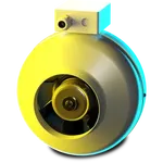 Ruck 125mm RS EC Inline Centrifugal Tube Fan 1ph with EC Motor   RS 125 EC K 01