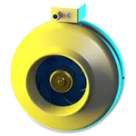 Ruck 200mm RS EC Inline Centrifugal Tube Fan 1ph with EC Motor   RS 200 EC K 01