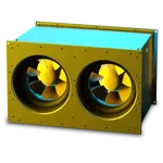 Ruck EMKI EC Inline Mixed Flow Box Fan 1ph with EC Motor  EMKI 6030 EC 21