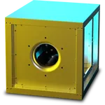 RUCK MPC 225mm Centrifugal Box Fan 1ph  MPC 225 E2 21