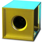 RUCK MPC T 710mm Centrifual Box Fan with Motor out of the Airstream 3ph MPC 710 D6 T40