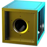 RUCK MPC T 280mm Centrifual Box Fan with Motor out of the Airstream 1ph with EC Motor MPC 280 EC T30