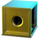 RUCK MPC T 355mm Centrifual Box Smoke Fan with Motor out of the Airstream 3ph, F400 (400-deg C for 2hours)   MPC 355 D4 F4 T40